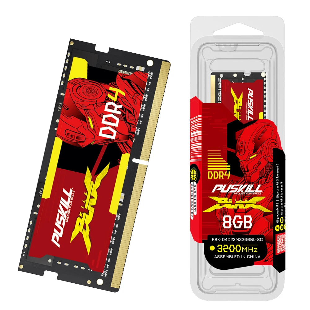RAM PUSSKIL DDR4 16GB LAPTOP 3200 MHZ
