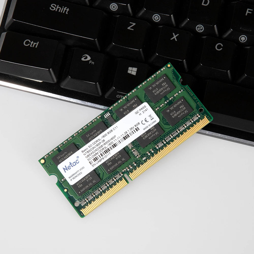 RAM NETAC DDR3L 4GB LAPTOP 1600 MHZ