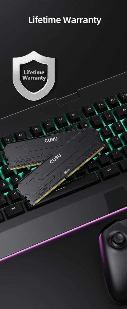 RAM CUSU DDR4 (16GB) 8GB * 2RGB BUREAU 3200 MHZ