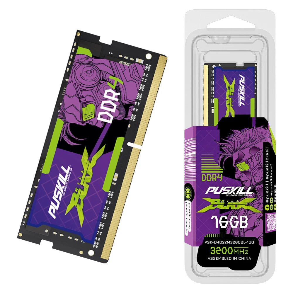 RAM PUSSKIL DDR4 16GB LAPTOP 3200 MHZ