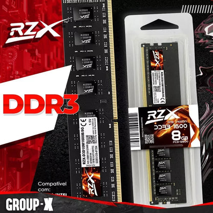 RAM RZX DDR3 8GB BUREAU 1600 MHZ