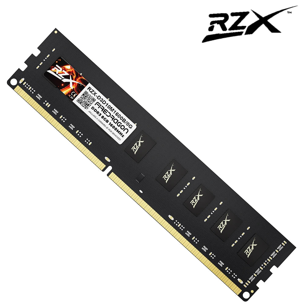 RAM RZX DDR3 8GB BUREAU 1600 MHZ